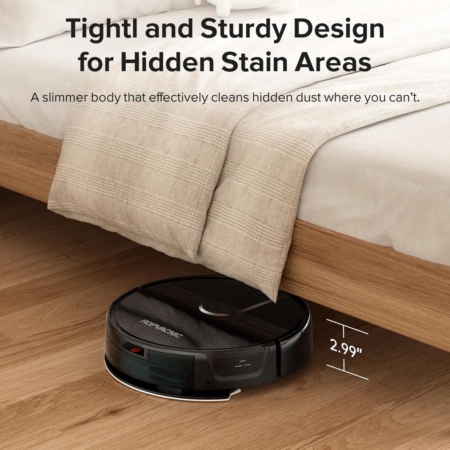 Robot Vacuum Cleaner Robot Vacuum and Mop Combo with 4000Pa Suction, Personalized Cleaning Adjustments, Self-Charging Robotic Vacuum Cleaner, Advanced Obstacle Avoidance 5 Robot Vacuum Cleaner Robot Vacuum and Mop Combo with 4000Pa Suction, Personalized Cleaning Adjustments, Self-Charging Robotic Vacuum Cleaner, Advanced Obstacle Avoidance - Image 5