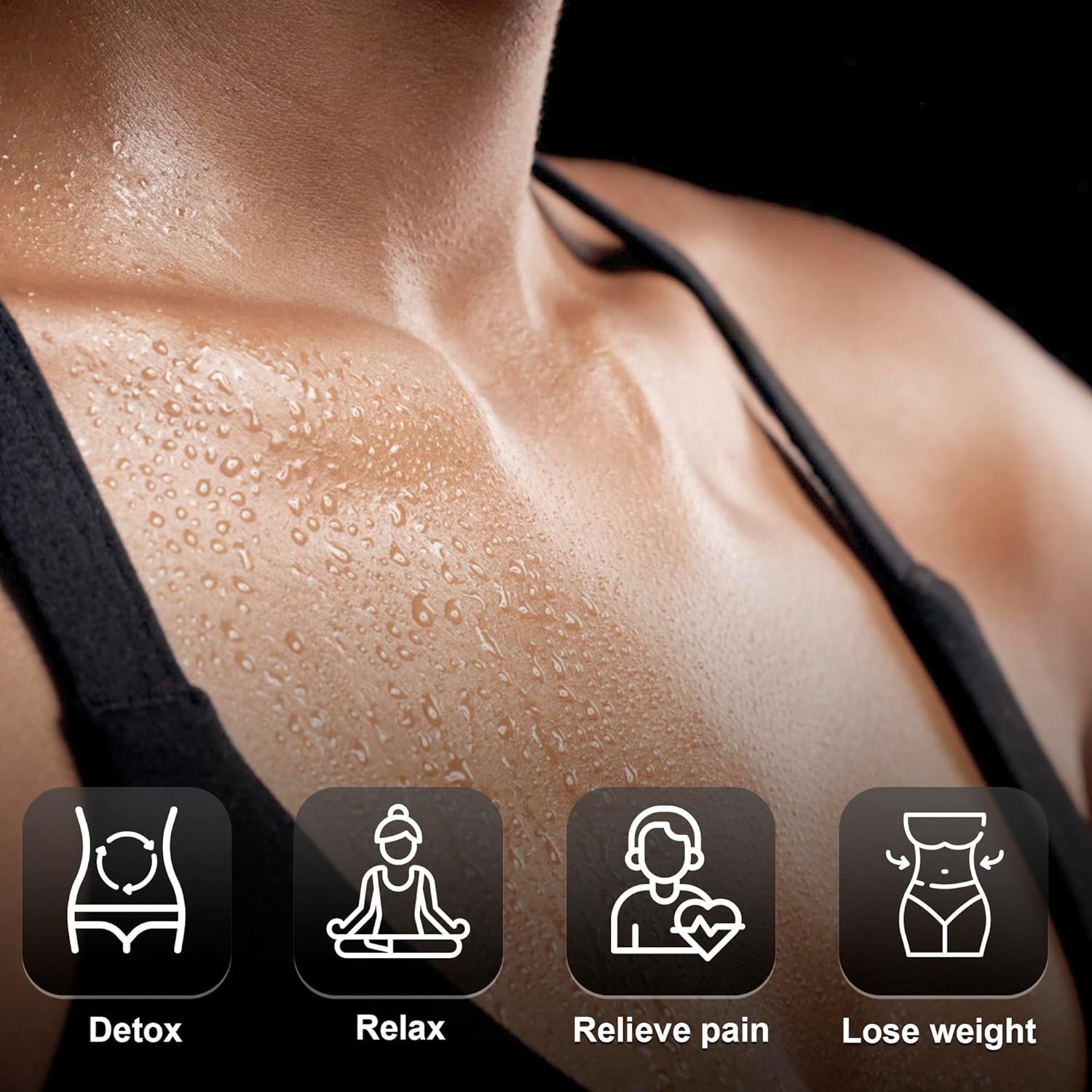 MIXC Portable Steam Sauna Box, Portable Sauna for Home, Person Sauna Tent Sauna Box at Home Spa with 2.6L & 1500W±10%, Remote Control, Folding Chair, Home Sauna for Gym,Pilates,Garage,Hot Tub 5 MIXC Portable Steam Sauna Box, Portable Sauna for Home, Person Sauna Tent Sauna Box at Home Spa with 2.6L & 1500W±10%, Remote Control, Folding Chair, Home Sauna for Gym,Pilates,Garage,Hot Tub - Image 5