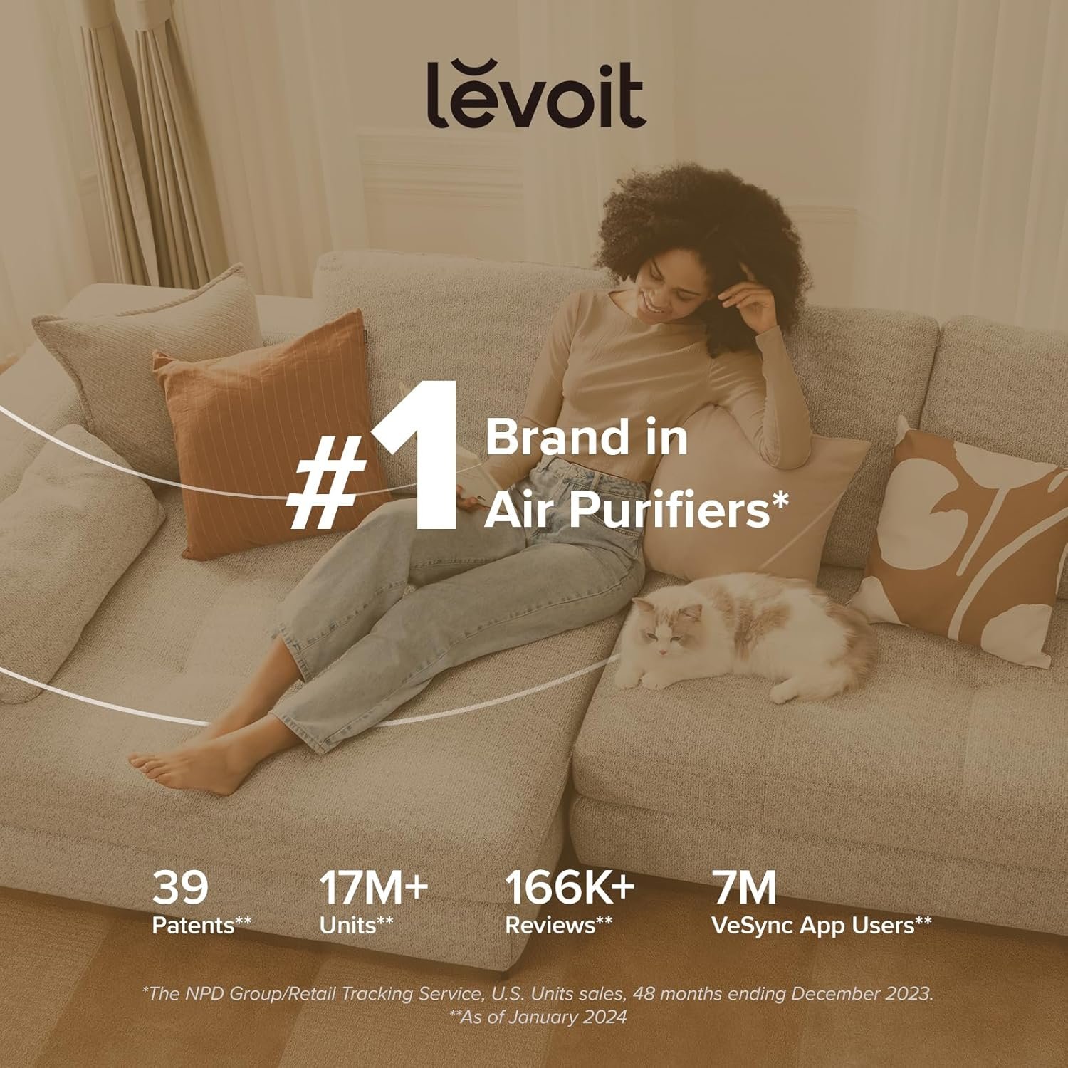 LEVOIT Air Purifiers for Bedroom Home, 3-in-1 Filter Cleaner with Fragrance Sponge for Better Sleep, Filters Smoke, Allergies, Pet Dander, Odor, Dust, Office, Desktop, Portable, Core Mini-P, White 6 LEVOIT Air Purifiers for Bedroom Home, 3-in-1 Filter Cleaner with Fragrance Sponge for Better Sleep, Filters Smoke, Allergies, Pet Dander, Odor, Dust, Office, Desktop, Portable, Core Mini-P, White - Image 6
