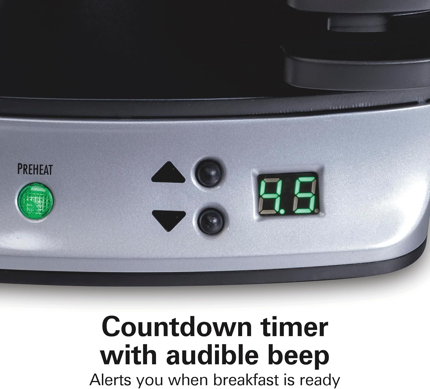 Hamilton Beach Dual Breakfast Sandwich Maker with Timer, Silver (25490A) 6 Hamilton Beach Dual Breakfast Sandwich Maker with Timer, Silver (25490A) - Image 6