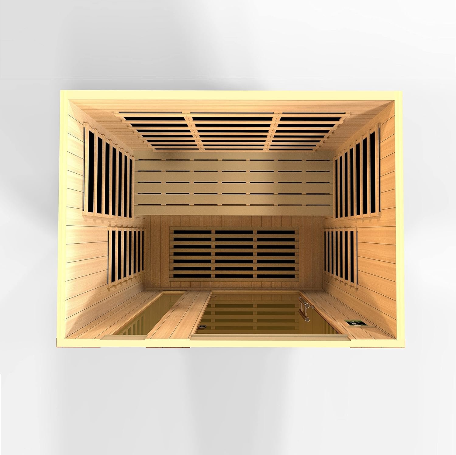 Dynamic Lugano 3-Person Low EMF (Under 8MG) FAR Infrared Sauna (Canadian Hemlock) 5 Dynamic Lugano 3-Person Low EMF (Under 8MG) FAR Infrared Sauna (Canadian Hemlock) - Image 5