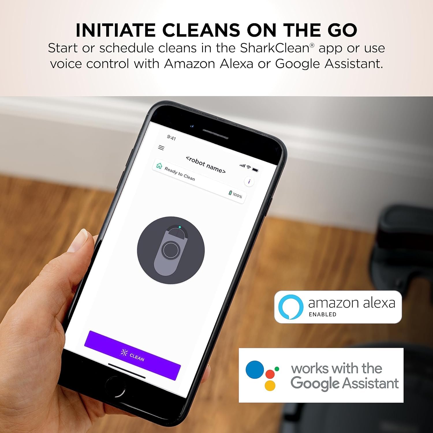 Shark AV753 ION Robot Vacuum, Tri-Brush System, Wifi Connected, 120 Min Runtime, Works with Alexa, Multi Surface Cleaning, Grey 7 Shark AV753 ION Robot Vacuum, Tri-Brush System, Wifi Connected, 120 Min Runtime, Works with Alexa, Multi Surface Cleaning, Grey - Image 7