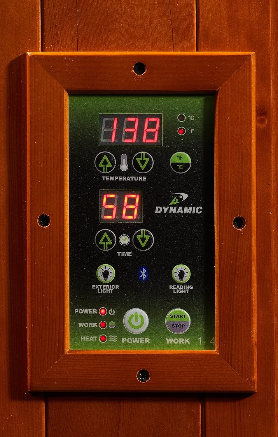 Dynamic Lugano 3-Person Low EMF (Under 8MG) FAR Infrared Sauna (Canadian Hemlock) 6 Dynamic Lugano 3-Person Low EMF (Under 8MG) FAR Infrared Sauna (Canadian Hemlock) - Image 6
