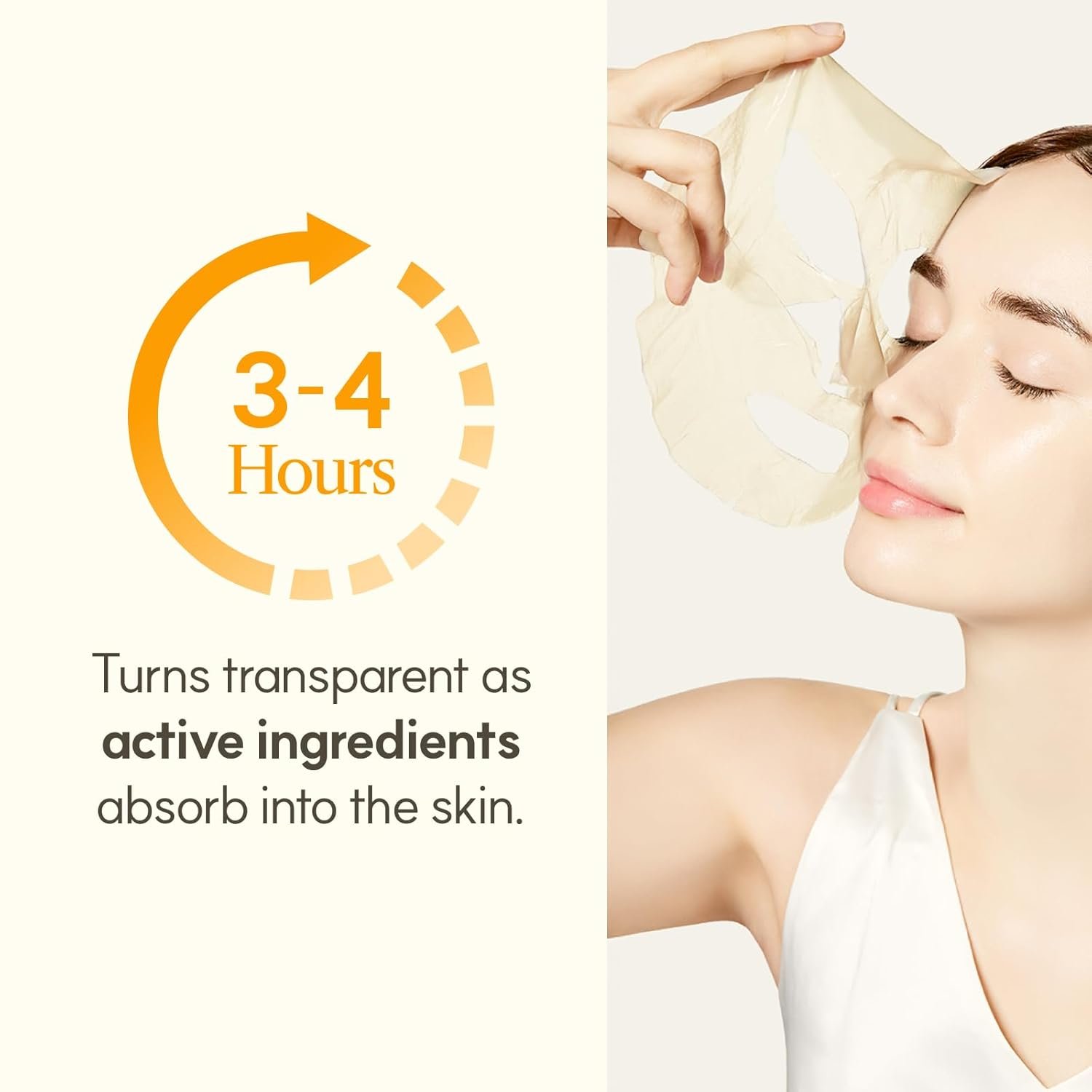 The Face Shop At Home Aesthetics Vegan Collagen Face Mask, Korean Glass Skin Care, Original & Vita-Toning Sheet Mask, Anti-aging Vitamin Hydrogel Face Sheet Mask for Firming, Elasticity, Moisturizing 4 The Face Shop At Home Aesthetics Vegan Collagen Face Mask, Korean Glass Skin Care, Original & Vita-Toning Sheet Mask, Anti-aging Vitamin Hydrogel Face Sheet Mask for Firming, Elasticity, Moisturizing - Image 4