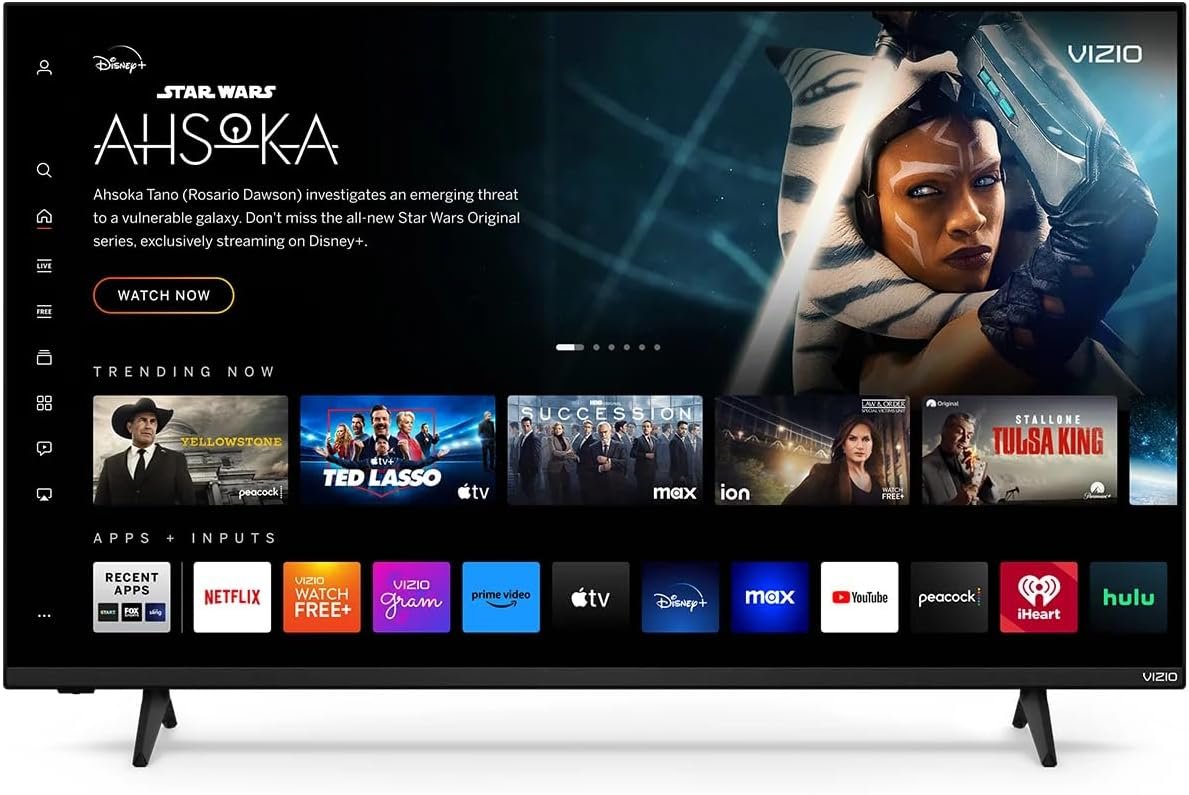 VIZIO V-Series 50 Inch 4K UHD LED Smart TV, Bluetooth Capable, with Dolby Vision HDR HDR10+ HLG, DTS Virtual X, WiFi 6 Dual-Band, HDMI VRR and IQ Active (V4K50C-0809)