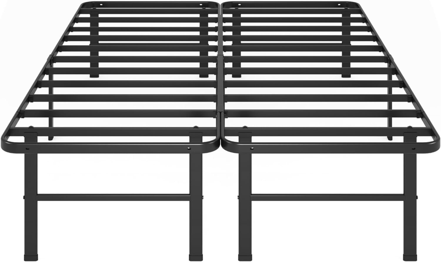 ZINUS Rumi 14in Easy SmartBase Mattress Foundation, Sturdy Metal Bed Frame, No Box Spring Needed, Eco Friendly Packaging, King 11 ZINUS Rumi 14in Easy SmartBase Mattress Foundation, Sturdy Metal Bed Frame, No Box Spring Needed, Eco Friendly Packaging, King - Image 11