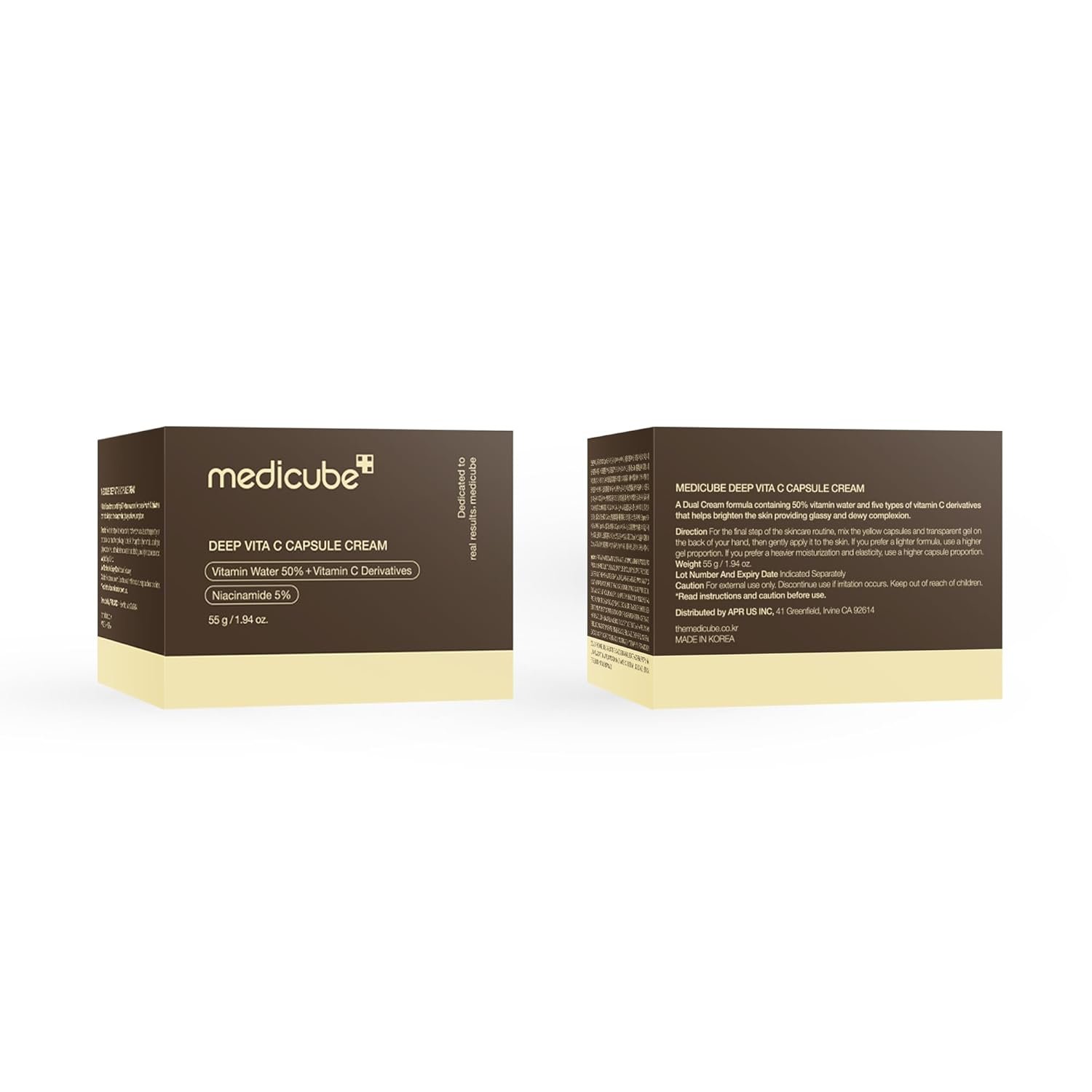 medicube Deep Vitamin C Golden Capsule Face Moisturizer - Liposome Capsules For Wrinkles, Skin Radiance - Transparent Gel for Glow Hydration - Korean Skin Care 1.94 oz 6 medicube Deep Vitamin C Golden Capsule Face Moisturizer - Liposome Capsules For Wrinkles, Skin Radiance - Transparent Gel for Glow Hydration - Korean Skin Care 1.94 oz - Image 6