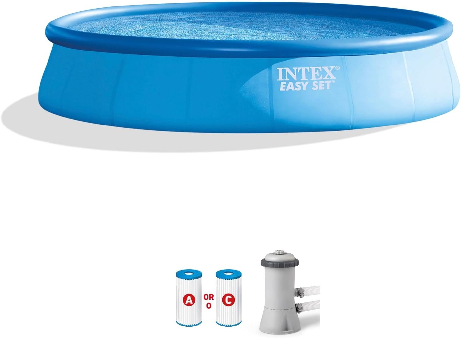 Intex 28157EH 15x33 Easy Set Pool Set Toy