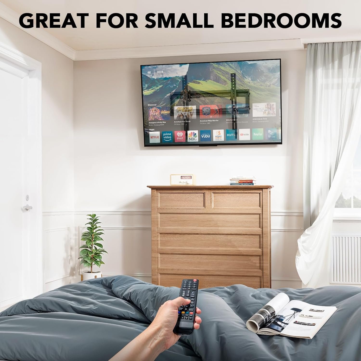 Pipishell UL Listed Tilt TV Wall Mount Bracket Low Profile for Most 23-55 Inch LED LCD OLED 4K Flat Curved TVs up to 99lbs Max VESA 400x400mm, 8° Tilting for Anti-Glaring, Fits 8-16 inch Wood Stud 7 Pipishell UL Listed Tilt TV Wall Mount Bracket Low Profile for Most 23-55 Inch LED LCD OLED 4K Flat Curved TVs up to 99lbs Max VESA 400x400mm, 8° Tilting for Anti-Glaring, Fits 8-16 inch Wood Stud - Image 7