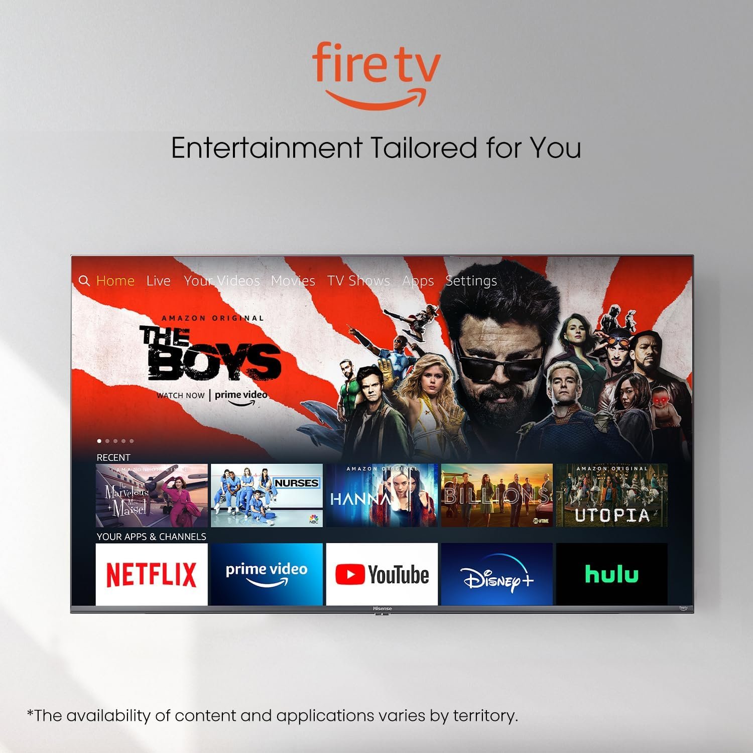 Hisense 75” Class U6 Series ULED 4K UHD Smart Fire TV (75U6HF, 2024) - QLED, Full Array Local Dimming, 600-Nit, Dolby Vision HDR 10+, HDMI 2.1, MEMC, 240 Motion Rate with VRR, Alexa Compatibility 5 Hisense 75” Class U6 Series ULED 4K UHD Smart Fire TV (75U6HF, 2024) - QLED, Full Array Local Dimming, 600-Nit, Dolby Vision HDR 10+, HDMI 2.1, MEMC, 240 Motion Rate with VRR, Alexa Compatibility - Image 5
