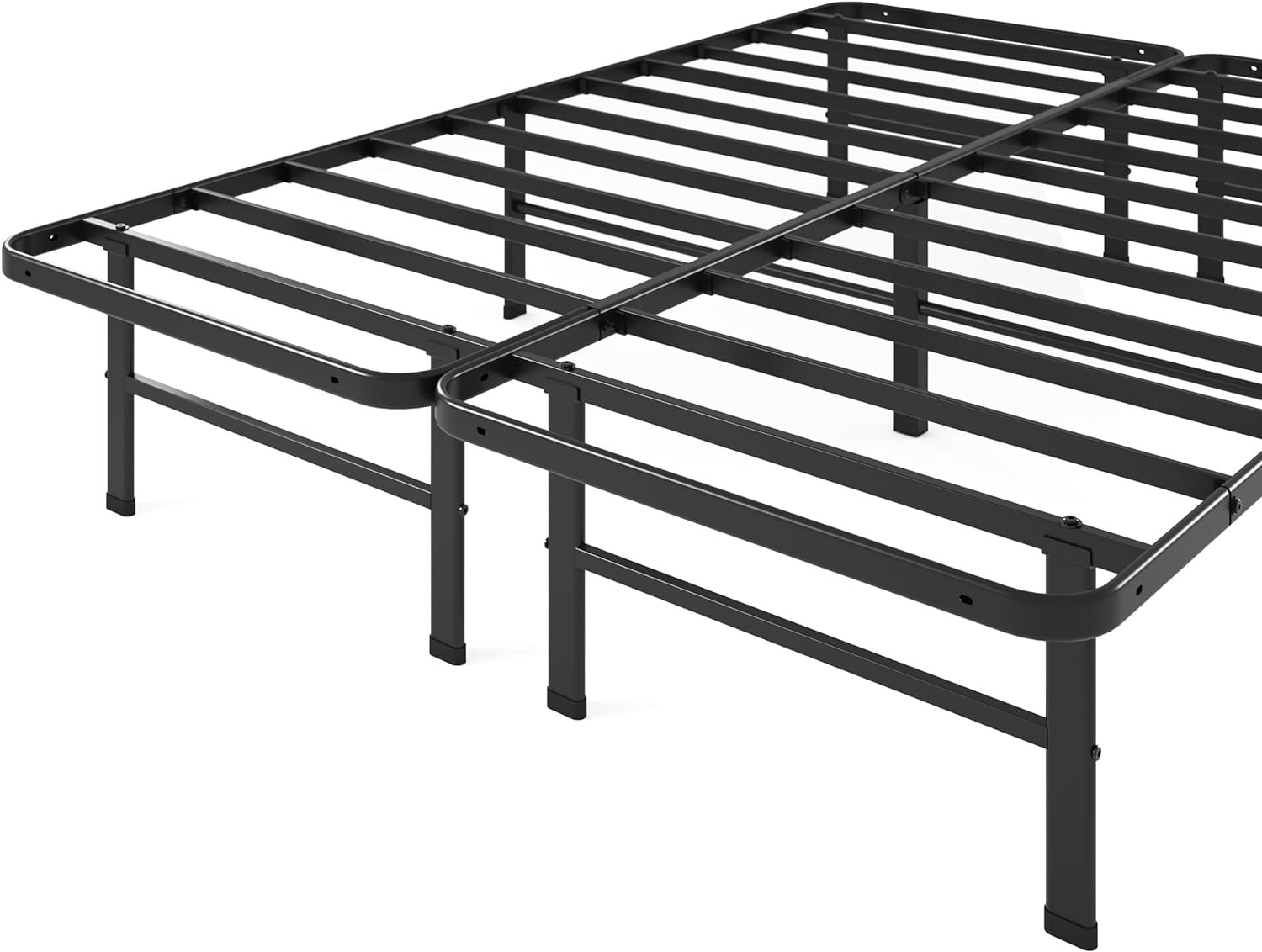 ZINUS Rumi 14in Easy SmartBase Mattress Foundation, Sturdy Metal Bed Frame, No Box Spring Needed, Eco Friendly Packaging, King 10 ZINUS Rumi 14in Easy SmartBase Mattress Foundation, Sturdy Metal Bed Frame, No Box Spring Needed, Eco Friendly Packaging, King - Image 10
