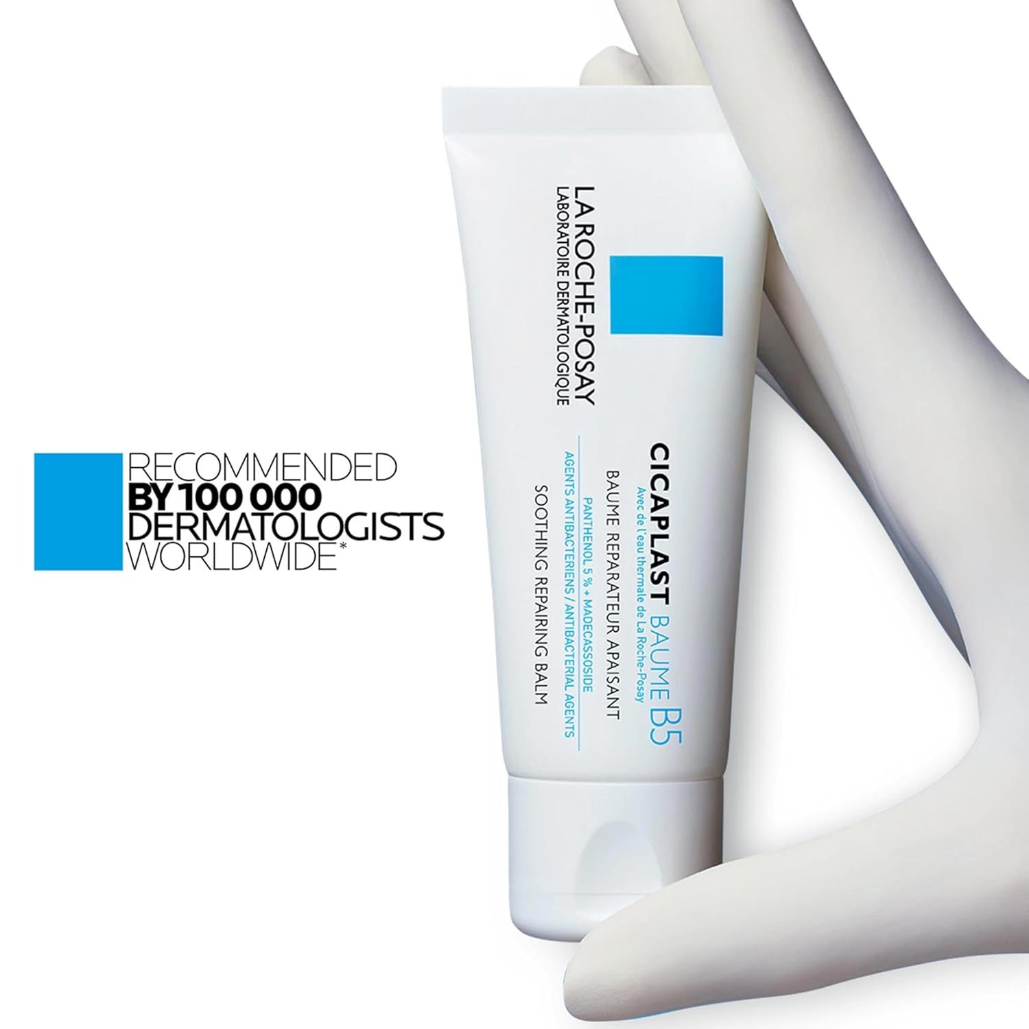 La Roche-Posay Cicaplast Balm B5 UV SPF 50, Vitamin B5 + Shea Butter + Tribioma + Madecassoside + Zinc Oxide Sunscreen, Post Treatment Skin Protectant With SPF, Multi-Purpose Cream For Dry Skin 9 La Roche-Posay Cicaplast Balm B5 UV SPF 50, Vitamin B5 + Shea Butter + Tribioma + Madecassoside + Zinc Oxide Sunscreen, Post Treatment Skin Protectant With SPF, Multi-Purpose Cream For Dry Skin - Image 9