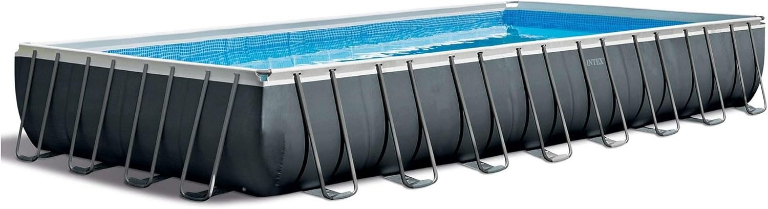 Intex 26373EH 32ft x 16ft x 52in Ultra XTR Frame Above Ground Rectangular Swimming Pool Set with Sand Filter Pump, Ladder, Cover, & Maintenance Kit 8 Intex 26373EH 32ft x 16ft x 52in Ultra XTR Frame Above Ground Rectangular Swimming Pool Set with Sand Filter Pump, Ladder, Cover, & Maintenance Kit - Image 8