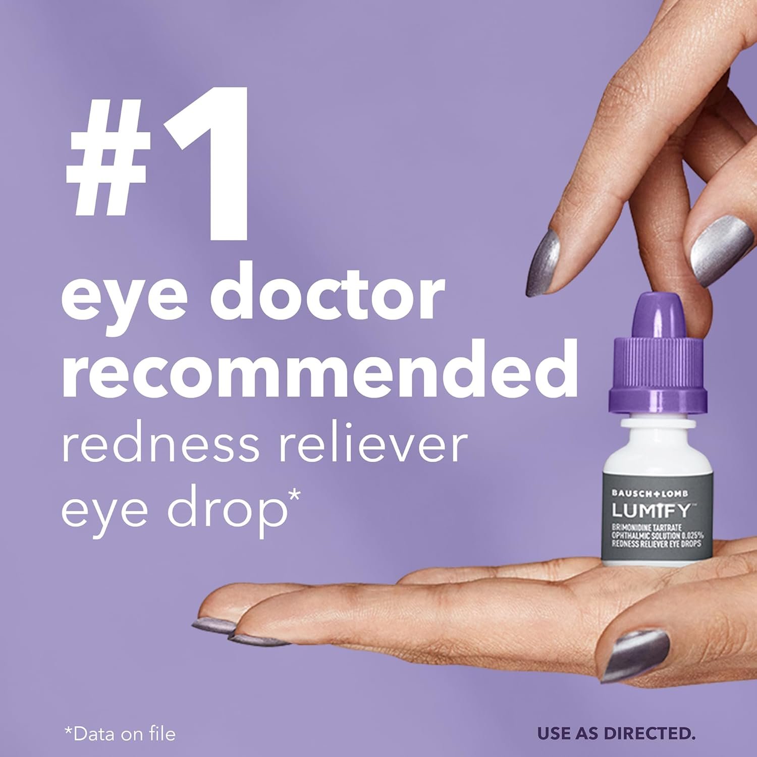 LUMIFY Redness Reliever Eye Drops, For Whiter & Brighter Looking Eyes, 0.08 Fl Oz (2.5 mL) 4 LUMIFY Redness Reliever Eye Drops, For Whiter & Brighter Looking Eyes, 0.08 Fl Oz (2.5 mL) - Image 4