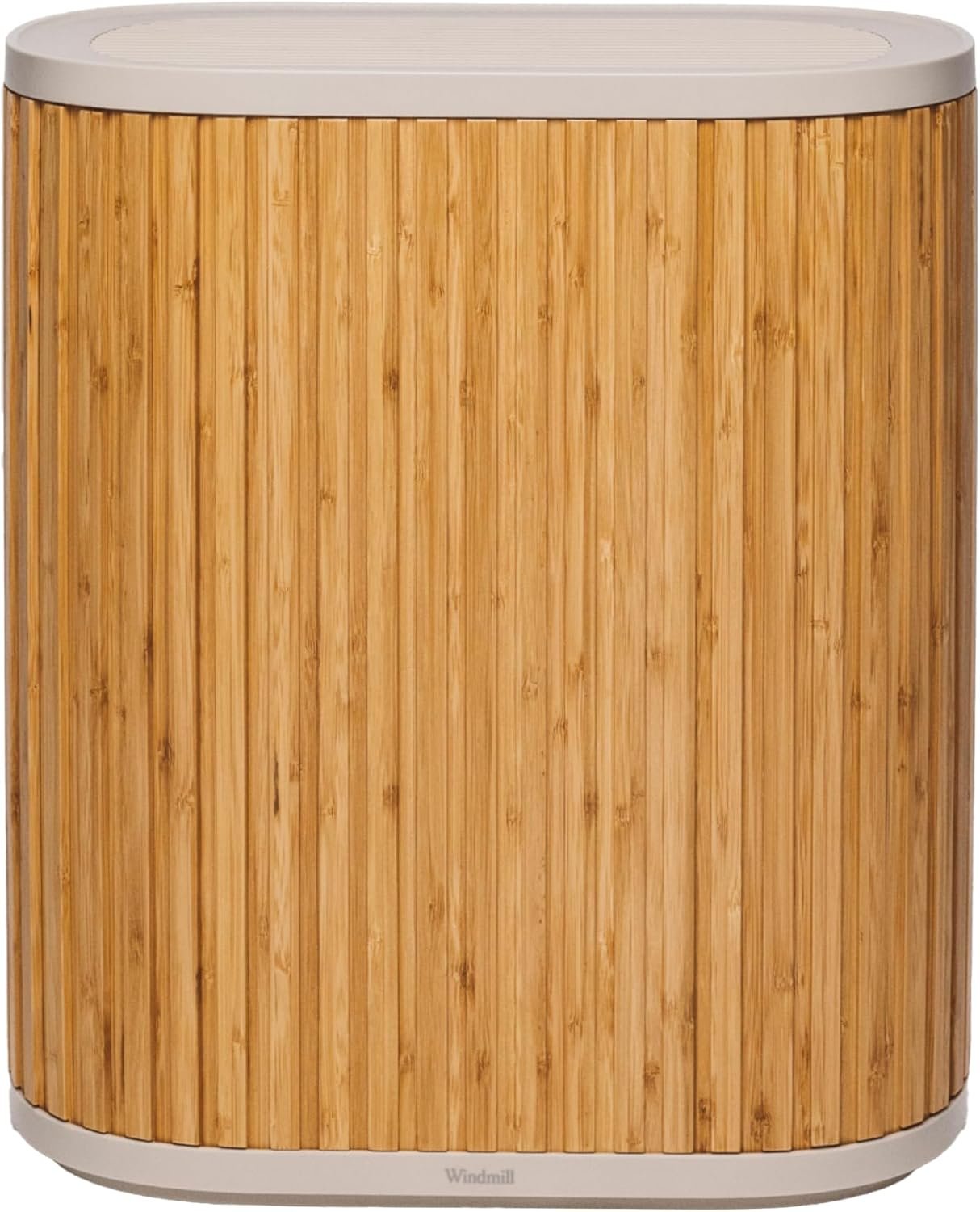 Windmill Air Purifier for Home - 3-In-1 Filtration for Smoke & More - True HEPA Filter, Activated Carbon, & Pre-Filter - Covers Up To 1950 sq ft - Ultra-Quiet - App Compatible - Bamboo