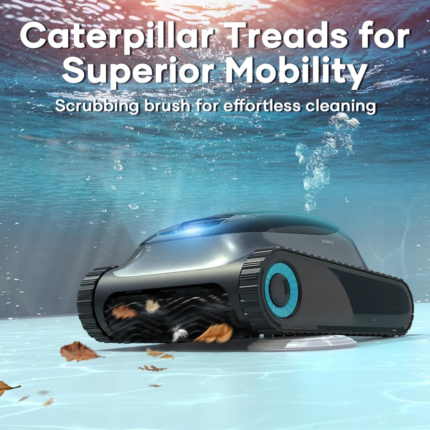 AIPER Scuba S1 Cordless Robotic Cleaner, Smart Navigation for Inground Pools up to 1,600 Sq.ft, Wall and Waterline Cleaning Vacuum 3 AIPER Scuba S1 Cordless Robotic Cleaner, Smart Navigation for Inground Pools up to 1,600 Sq.ft, Wall and Waterline Cleaning Vacuum - Image 3
