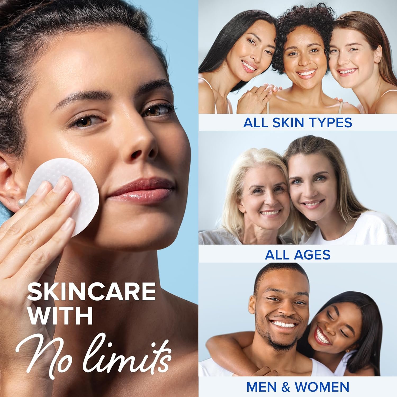 MAREE Glycolic Acid Pads - Toner Pads for Face Cleansing - Tea Tree Oil, Salicylic Acid & Vitamins E, B3, B5 - Facial Peel & Radiance Deep Cleaning Effect - 50 Pads 7 MAREE Glycolic Acid Pads - Toner Pads for Face Cleansing - Tea Tree Oil, Salicylic Acid & Vitamins E, B3, B5 - Facial Peel & Radiance Deep Cleaning Effect - 50 Pads - Image 7