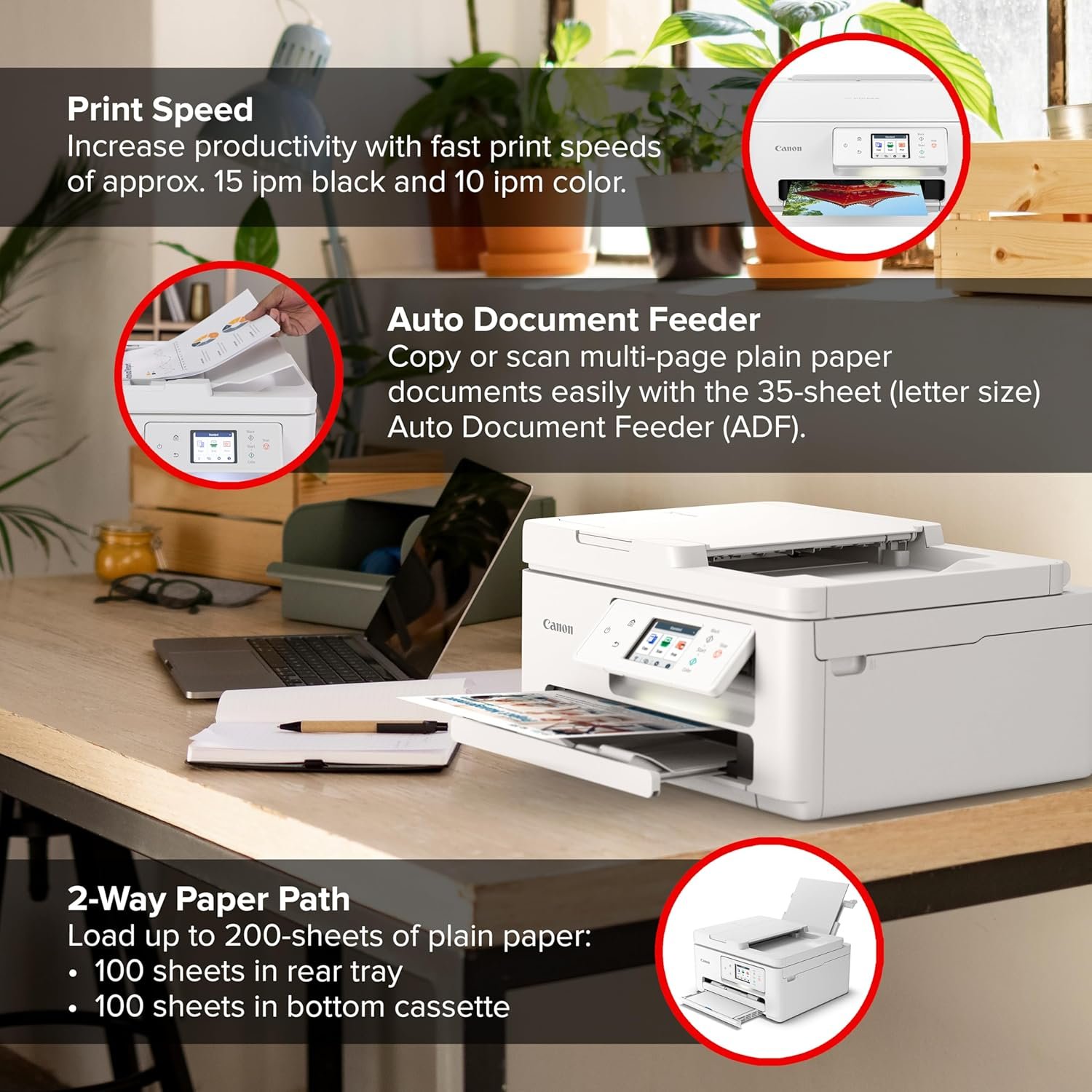 Canon PIXMA TR7820 – Wireless Home All-in-One Printer 3 Canon PIXMA TR7820 – Wireless Home All-in-One Printer - Image 3