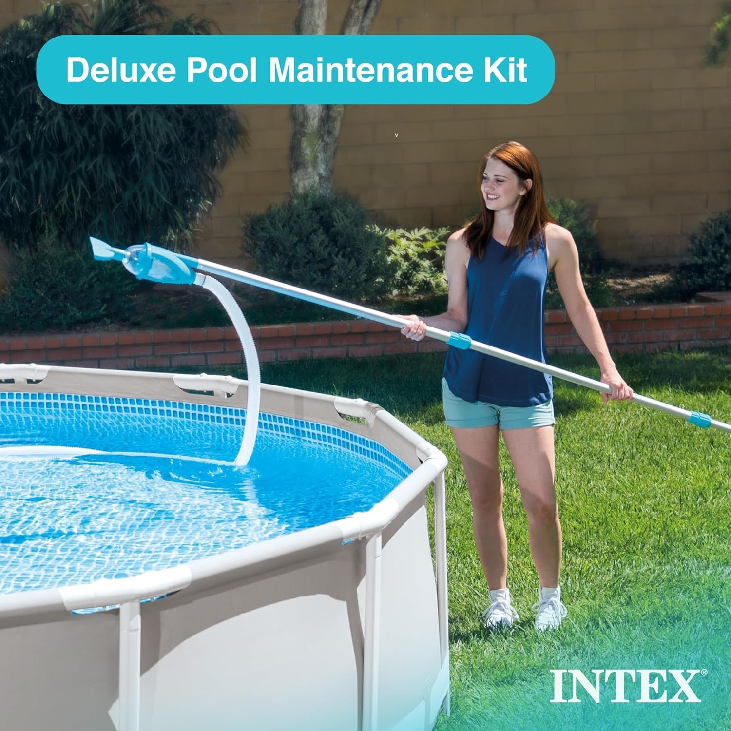 Intex 26373EH 32ft x 16ft x 52in Ultra XTR Frame Above Ground Rectangular Swimming Pool Set with Sand Filter Pump, Ladder, Cover, & Maintenance Kit 7 Intex 26373EH 32ft x 16ft x 52in Ultra XTR Frame Above Ground Rectangular Swimming Pool Set with Sand Filter Pump, Ladder, Cover, & Maintenance Kit - Image 7