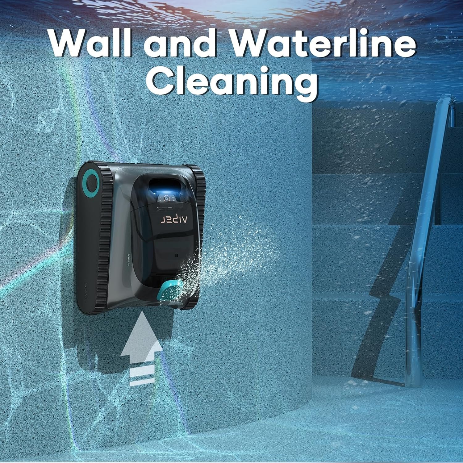 AIPER Scuba S1 Cordless Robotic Cleaner, Smart Navigation for Inground Pools up to 1,600 Sq.ft, Wall and Waterline Cleaning Vacuum 2 AIPER Scuba S1 Cordless Robotic Cleaner, Smart Navigation for Inground Pools up to 1,600 Sq.ft, Wall and Waterline Cleaning Vacuum - Image 2