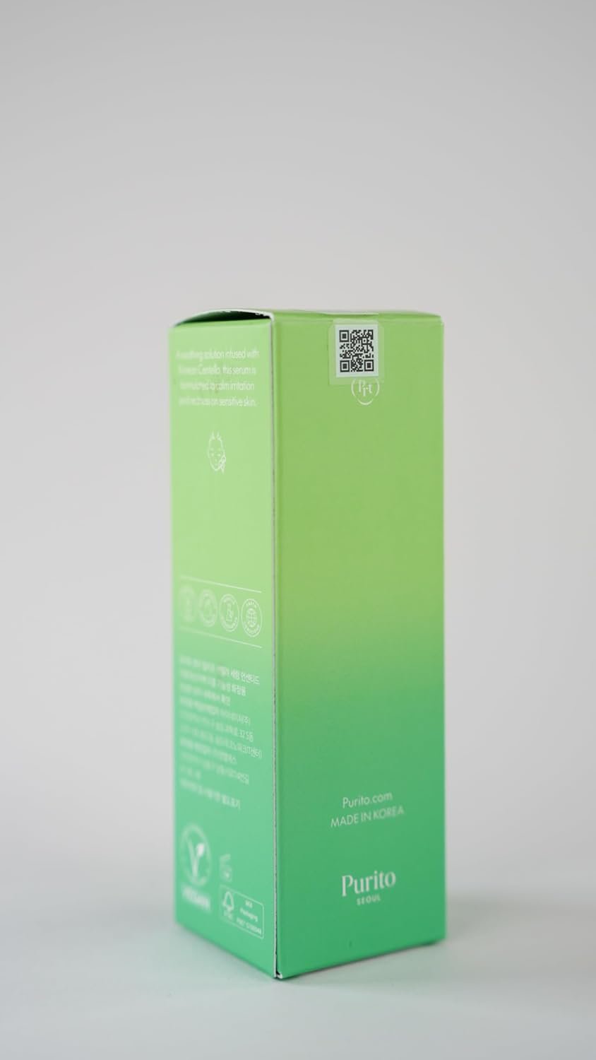 PURITO Centella Unscented Serum, Korean Centella, for All Skin Types, Ampoule, Soothing, Calming, Facial Serum for face, Vegan & Cruelty-Free, Korean Skin Care, 60ml 2fl.oz 6 PURITO Centella Unscented Serum, Korean Centella, for All Skin Types, Ampoule, Soothing, Calming, Facial Serum for face, Vegan & Cruelty-Free, Korean Skin Care, 60ml 2fl.oz - Image 6
