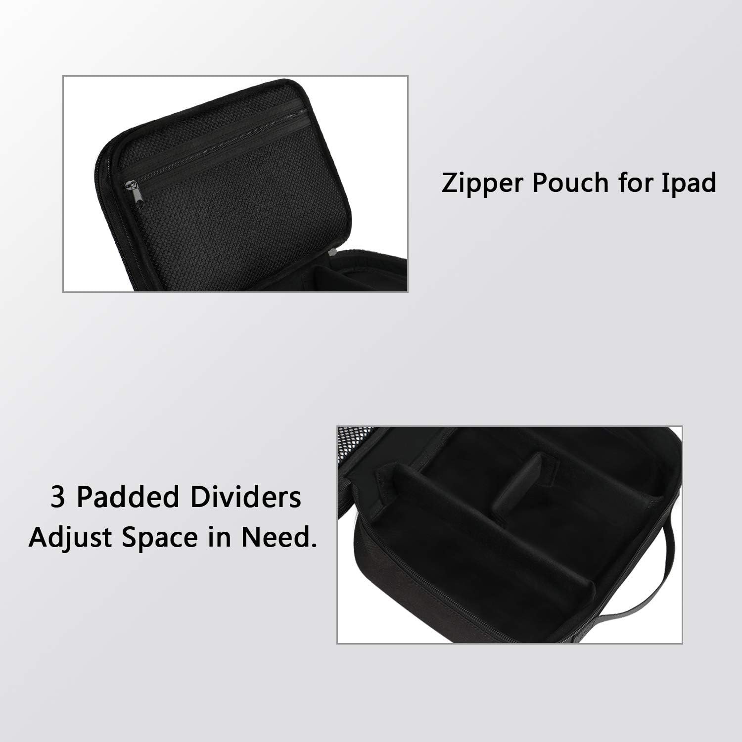 MATEIN Electronics Organizer Travel Case, Water Resistant Cable Organizer Bag for Travel Essentials, Tech Gifts for Men, Storage Bag as Accessories for Phone, Cord, Tablet, Black 5 MATEIN Electronics Organizer Travel Case, Water Resistant Cable Organizer Bag for Travel Essentials, Tech Gifts for Men, Storage Bag as Accessories for Phone, Cord, Tablet, Black - Image 5