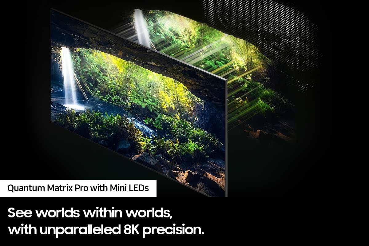 SAMSUNG QN85QN900CFXZA 85 Inch Neo QLED 8K Infinity Screen Smart TV with a VLF728-B2 Full Motion Wall Mount (2023)(Used) 6 SAMSUNG QN85QN900CFXZA 85 Inch Neo QLED 8K Infinity Screen Smart TV with a VLF728-B2 Full Motion Wall Mount (2023)(Used) - Image 6