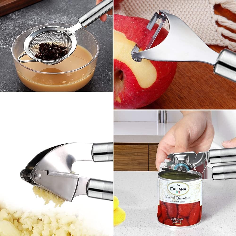 Kitchen Utensils Set- 35 PCs Cooking Utensils with Grater,Tongs, Spoon Spatula &Turner Made of Heat Resistant Food Grade Silicone and Wooden Handles Kitchen Gadgets Tools Set for Nonstick Cookware 8 Kitchen Utensils Set- 35 PCs Cooking Utensils with Grater,Tongs, Spoon Spatula &Turner Made of Heat Resistant Food Grade Silicone and Wooden Handles Kitchen Gadgets Tools Set for Nonstick Cookware - Image 8