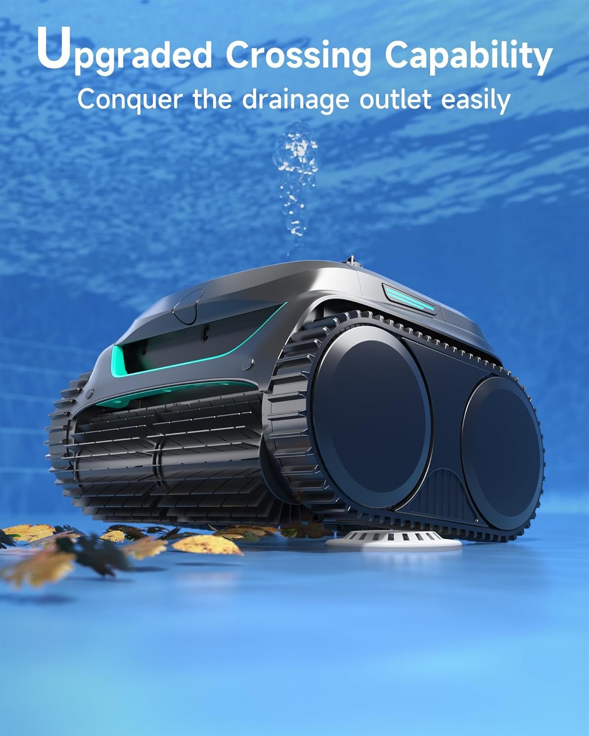 WYBOT C2 Robotic Pool Cleaner, Cordless Pool Vacuum for Inground Pools up to 2152 Sq.ft, Dual Filtration, Powerful Suction, Wall Climbing & Waterline Cleaning, Lasts 180Mins in Echo Mode 7 WYBOT C2 Robotic Pool Cleaner, Cordless Pool Vacuum for Inground Pools up to 2152 Sq.ft, Dual Filtration, Powerful Suction, Wall Climbing & Waterline Cleaning, Lasts 180Mins in Echo Mode - Image 7