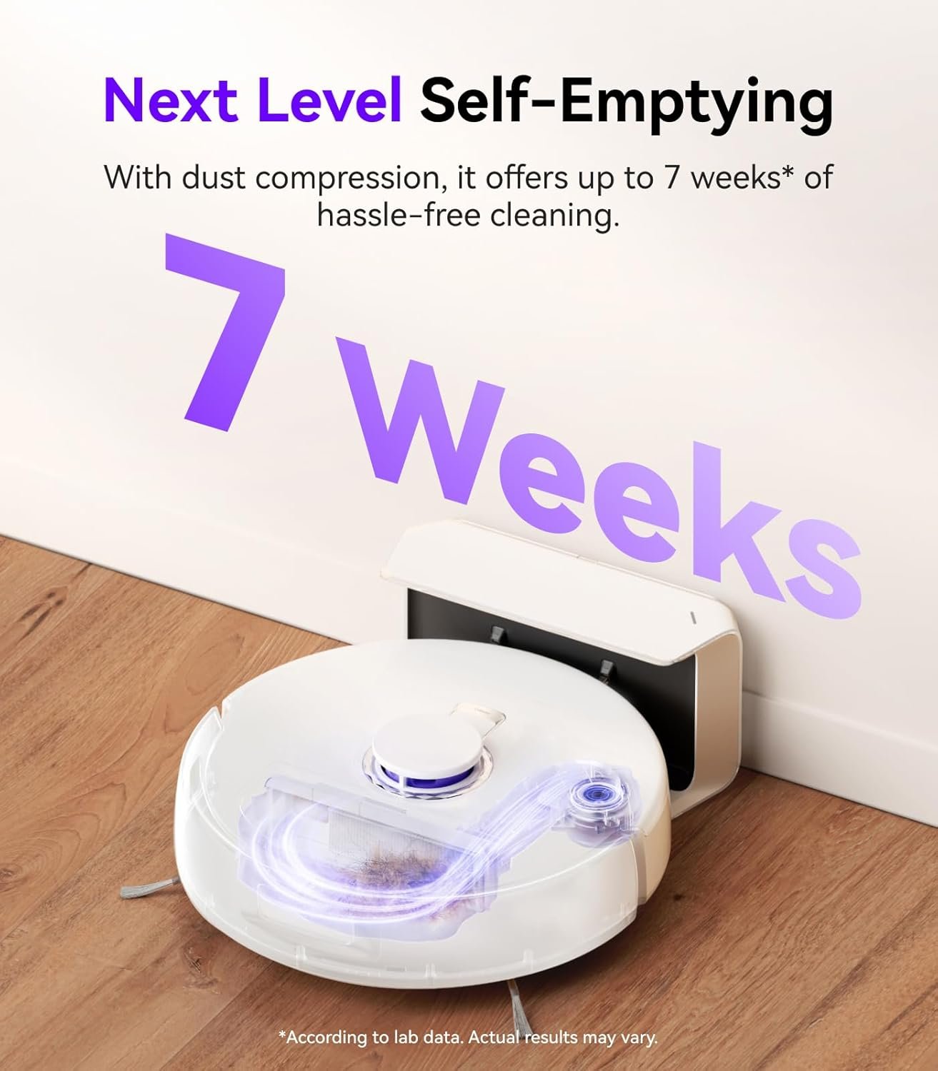 NARWAL Freo X Plus Robot Vacuum and Mop, 7-Week Dust Storage, Zero Tangles, 7800Pa Suction, Mopping, Tri-Laser Obstacle Avoidance, LiDAR Navigation, Multi-Floor Mapping, Works with Alexa, App Control 2 NARWAL Freo X Plus Robot Vacuum and Mop, 7-Week Dust Storage, Zero Tangles, 7800Pa Suction, Mopping, Tri-Laser Obstacle Avoidance, LiDAR Navigation, Multi-Floor Mapping, Works with Alexa, App Control - Image 2