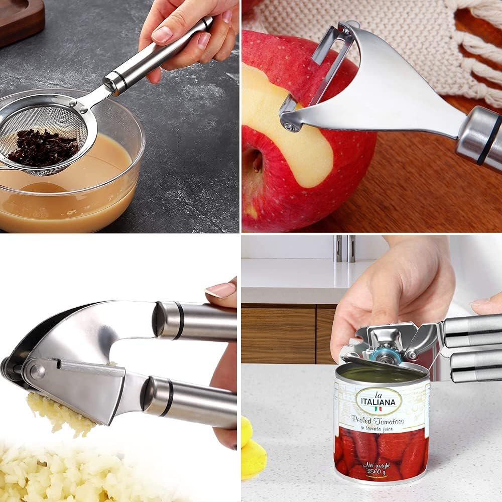 Kitchen Utensils Set- 35 PCs Cooking Utensils with Grater,Tongs, Spoon Spatula &Turner Made of Heat Resistant Food Grade Silicone and Wooden Handles Kitchen Gadgets Tools Set for Nonstick Cookware 7 Kitchen Utensils Set- 35 PCs Cooking Utensils with Grater,Tongs, Spoon Spatula &Turner Made of Heat Resistant Food Grade Silicone and Wooden Handles Kitchen Gadgets Tools Set for Nonstick Cookware - Image 7