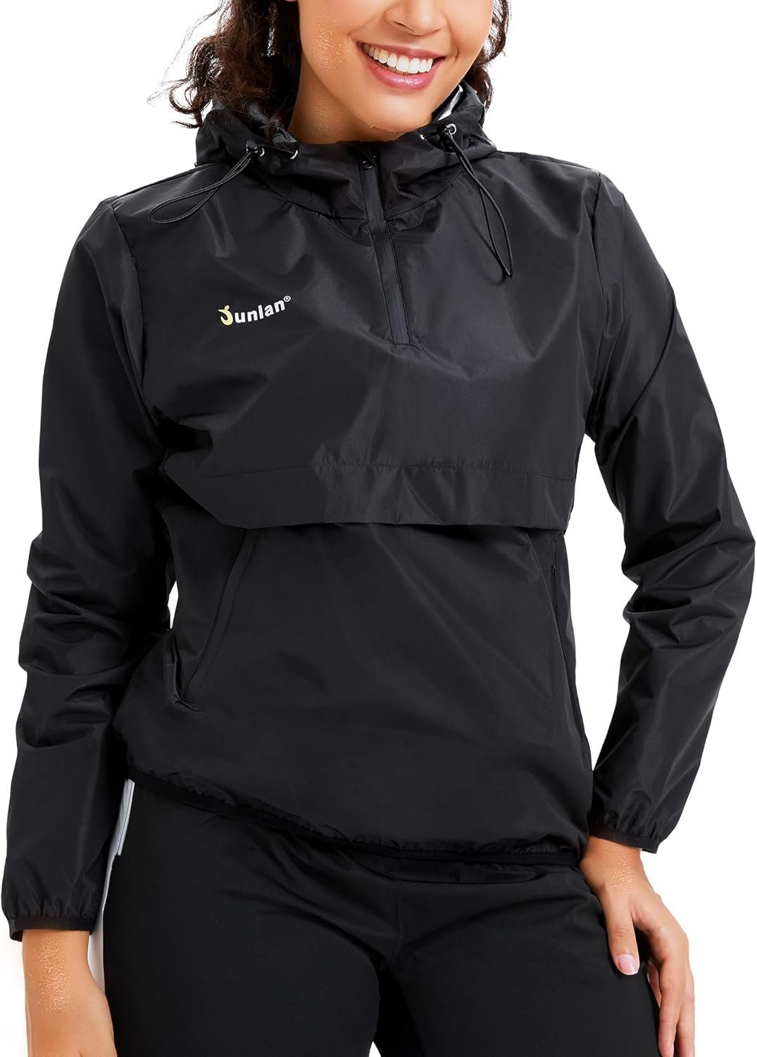 Junlan Sauna Suit for Women Sweat Jacket Gym Workout Vest Sweat Suits for Women 4 Junlan Sauna Suit for Women Sweat Jacket Gym Workout Vest Sweat Suits for Women - Image 4