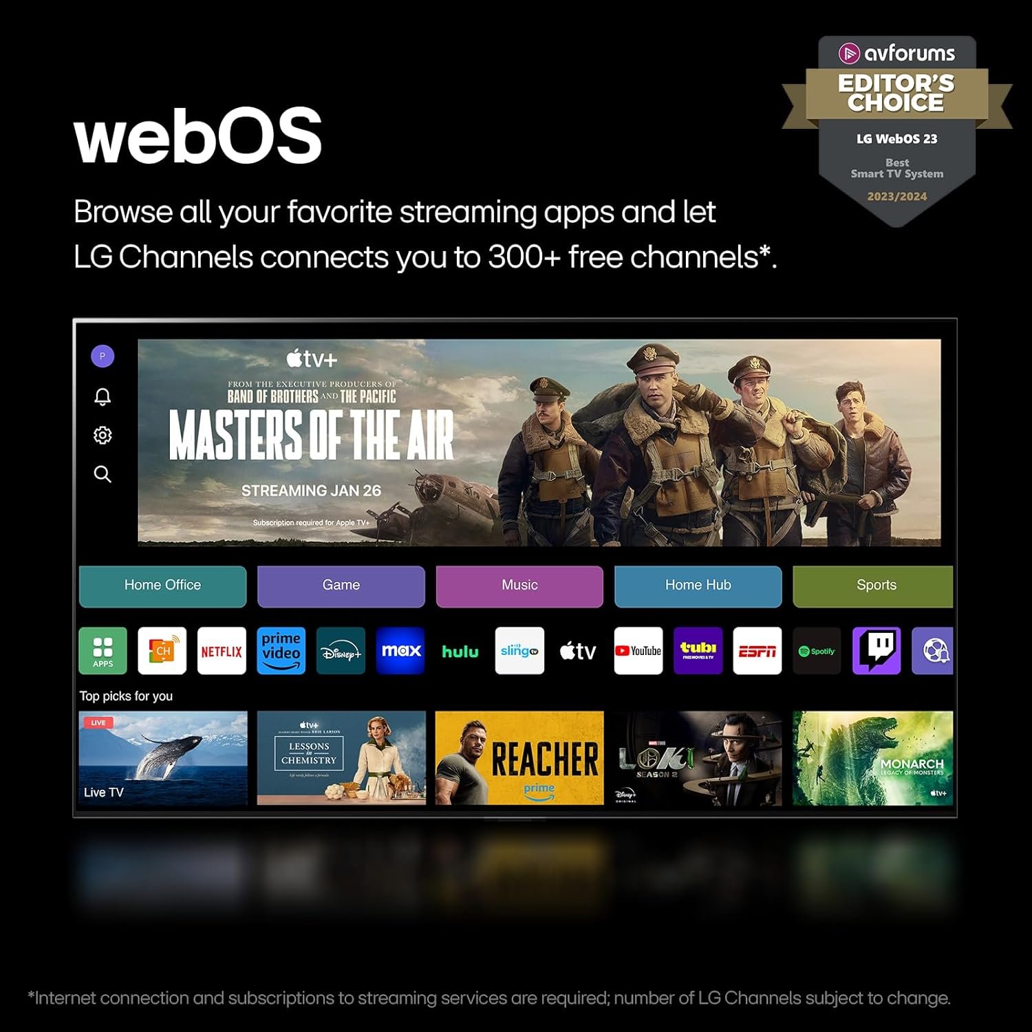 LG 65-Inch Class QNED80T Series LED Smart TV 4K Processor Flat Screen with Magic Remote AI-Powered with Alexa Built-in (65QNED80TUC, 2024) 3 LG 65-Inch Class QNED80T Series LED Smart TV 4K Processor Flat Screen with Magic Remote AI-Powered with Alexa Built-in (65QNED80TUC, 2024) - Image 3