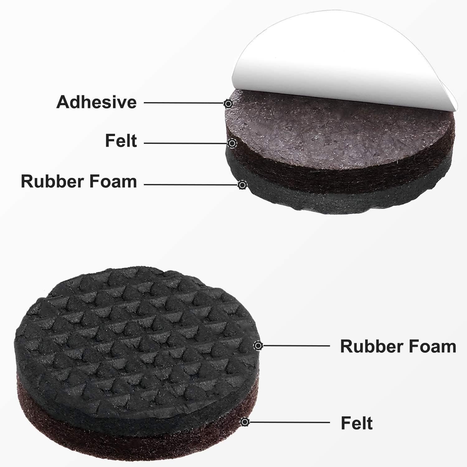 Yelanon Non Slip Furniture Pads -56 pcs(1+2)” Furniture Grippers, Non Skid Furniture Legs,Self Adhesive Rubber Furniture Feet, Anti Slide Furniture Hardwood Floor Protector for Keep Couch Stoppers 2 Yelanon Non Slip Furniture Pads -56 pcs(1+2)” Furniture Grippers, Non Skid Furniture Legs,Self Adhesive Rubber Furniture Feet, Anti Slide Furniture Hardwood Floor Protector for Keep Couch Stoppers - Image 2