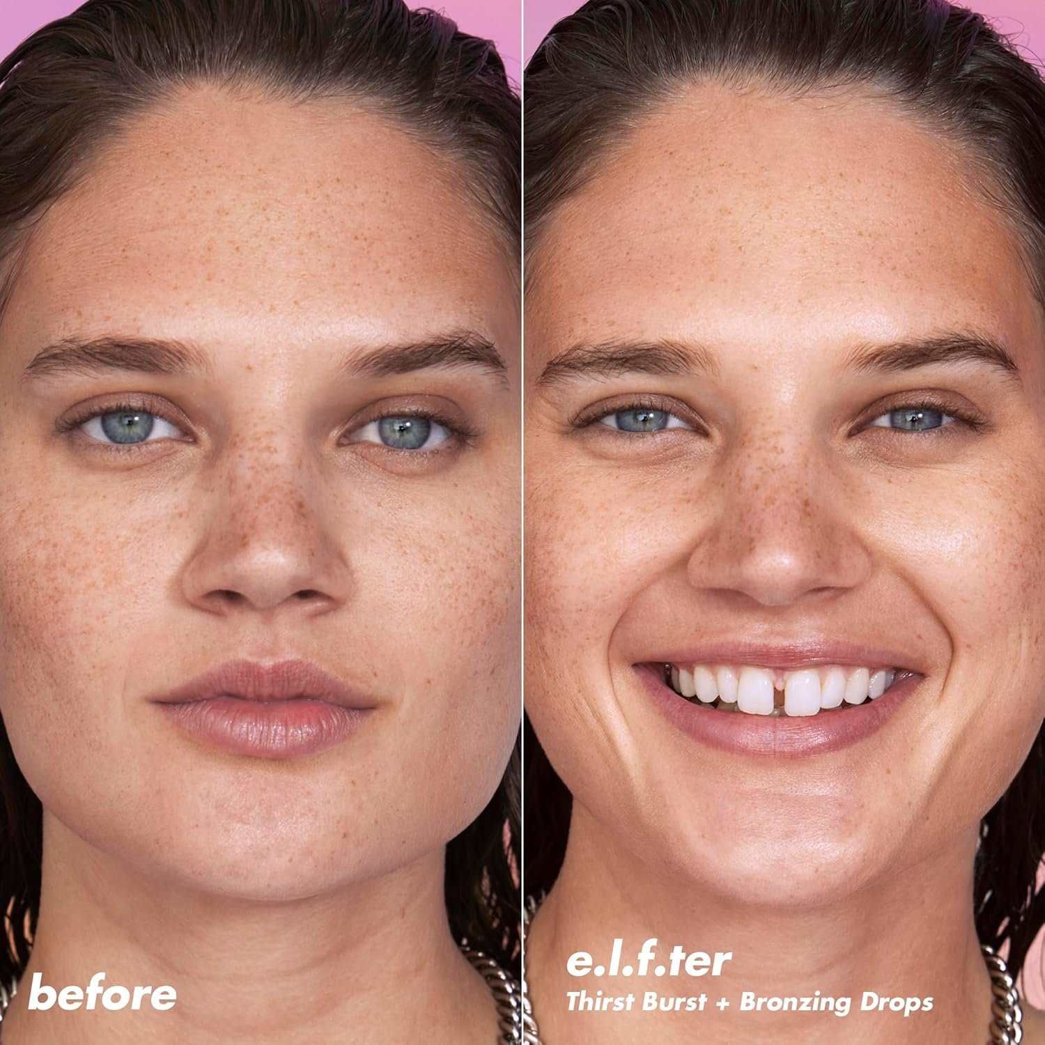 e.l.f. SKIN The Hottest Drops Duo, Holy Hydration! Thirst Burst Drops & Bronzing Drops Skincare Set, For A Dewy, Sun-Kissed Look, Vegan & Cruelty-Free 6 e.l.f. SKIN The Hottest Drops Duo, Holy Hydration! Thirst Burst Drops & Bronzing Drops Skincare Set, For A Dewy, Sun-Kissed Look, Vegan & Cruelty-Free - Image 6
