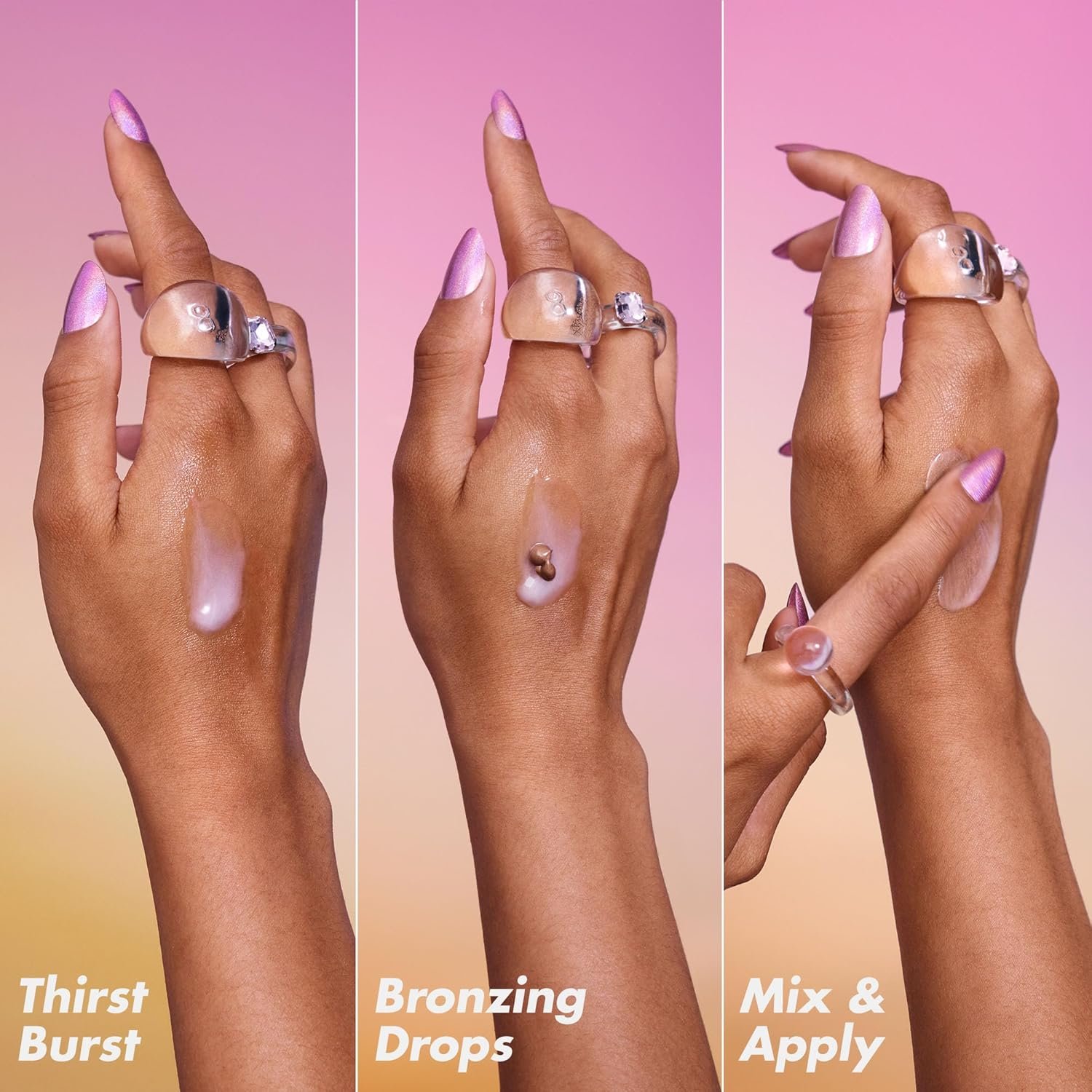 e.l.f. SKIN The Hottest Drops Duo, Holy Hydration! Thirst Burst Drops & Bronzing Drops Skincare Set, For A Dewy, Sun-Kissed Look, Vegan & Cruelty-Free 4 e.l.f. SKIN The Hottest Drops Duo, Holy Hydration! Thirst Burst Drops & Bronzing Drops Skincare Set, For A Dewy, Sun-Kissed Look, Vegan & Cruelty-Free - Image 4