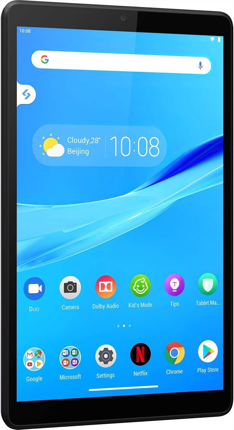 Lenovo Tab M8 Tablet, 8" HD Android Tablet, Quad-Core Processor, 2GHz, 32GB Storage, Full Metal Cover, Long Battery Life, Android 9 Pie, ZA5G0060US, Iron Grey (Renewed)