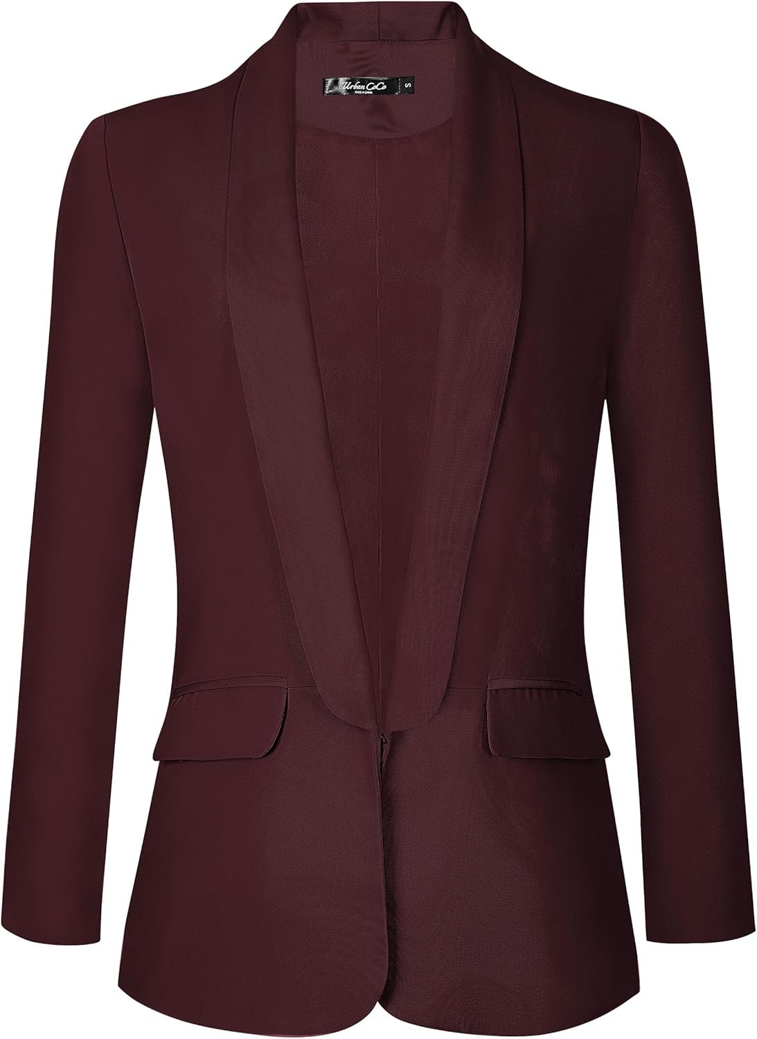 Urban CoCo Women's Office Blazer Jacket Open Front Womens Blazers for Work Professional